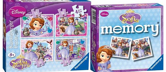 Ravensburger Sofia the First 4-in-1 Puzzle and