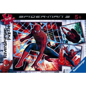 Spiderman 3 3x49 Piece Jigsaw Puzzles