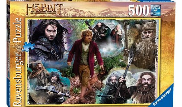 Ravensburger The Hobbit Bilbo and His Companions Puzzle (500 Pieces)