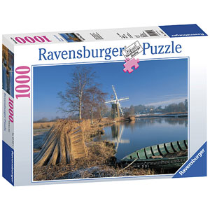 Ravensburger Turf Fen Mill 1000 Piece Classic Puzzle