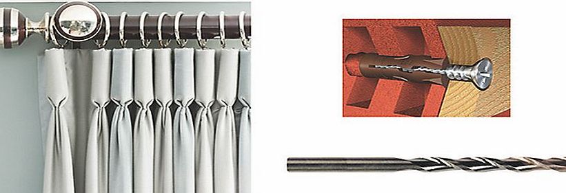 Rawlplug R-SKJ-CPB Curtain Pole / Blind Fixing