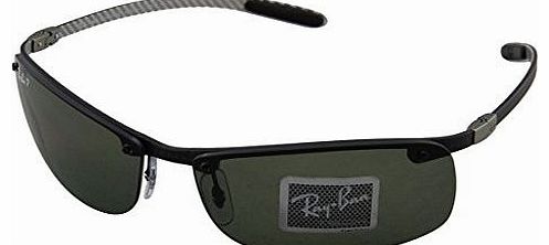 Ray-Ban 8305 141/9A Light Carbon 8305 Wrap Sunglasses Polarised Lens Category 3