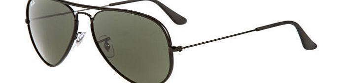 Ray-Ban Aviator Full Color Sunglasses - Black