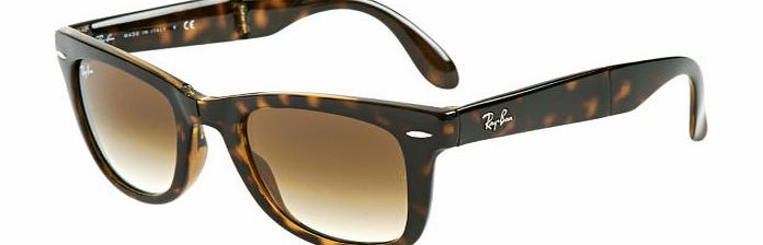 Ray-Ban Folding Wayfarer Sunglasses - Light Havana