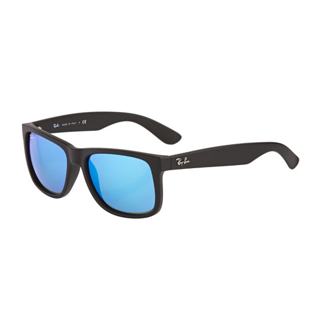 Ray-Ban Justin Sunglasses - Black Rubber
