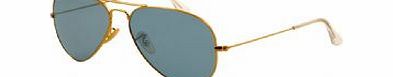 Ray-ban Aviator Sunglasses Rb3025 001/3r Arista/