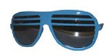RayBan Neon Blue Shutter Flys D Sunglasses