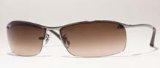 RayBan Ray Ban 3183 Sunglasses 004/13 GUNMETAL BROWN GRAD 63/15 Medium