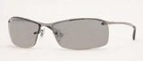RayBan Ray-Ban 3183 Sunglasses 004/6G GUNMETAL GRAY SILVER MIRROR 63/15 Medium