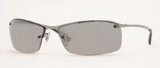 RayBan Ray-Ban 3183 Sunglasses 004/6G GUNMETAL GRAY SILVER MIRROR 63/15 Medium