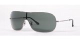RayBan Ray Ban 3311 Sunglasses 004/71 GUNMETAL/ GREY GREEN 01/33 Large