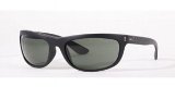 RayBan Ray Ban 4089 Sunglasses 601S MATTE BLACK CRYSTAL GREEN 62/19 Large