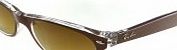 RayBan RB2132 52 New Wayfarer Top Brushed Brown