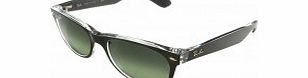 RayBan RB2132-52 New Wayfarer Top Brushed