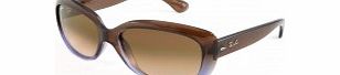 RayBan RB4101 58 Jackie OHH Brown Gradient Lilac