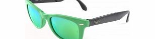 RayBan RB4105 50 Folding Wayfarer Matte Green