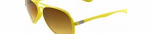 RayBan RB4180 58 Aviator Liteforce Yellow 60852L