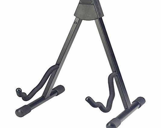 RayGar RayGar Guitar Stand Foldable Universal A-Frame Style Guitar Stand Black for Acoustic Electric Guitar