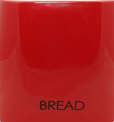 Rayware Cubic Bread Bin / Crock Storage, Red