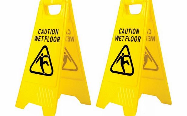 RC (Pack of 2) Wet floor Sign A Frame Safety Signs