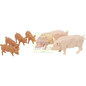 Britains 1 32 Scale Large White Pigs and Pink Piglets