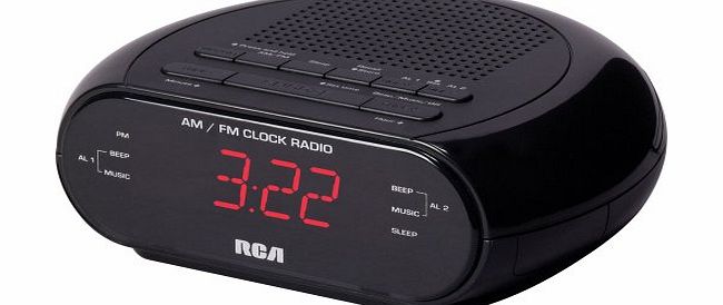 RCA ALRM CLK RADIO 6 LED DUAL