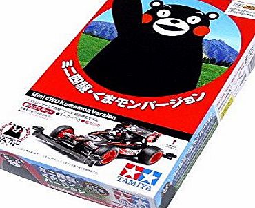 Tamiya Model Mini 4WD Racing Car 1/32 Kumamon Version Hobby 95068 AA005 with RCECHO Full Version Apps Edition