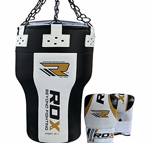 RDX Authentic RDX Boxing Heavy Filled Punch Bag Angle Body Upper Cut MMA  Gloves Muay Thai Pad