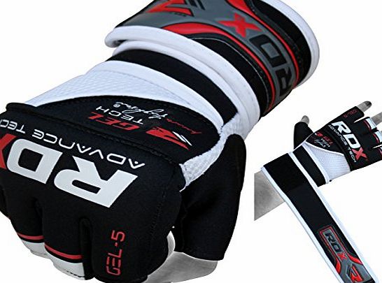 RDX Authentic RDX Gel MMA Grappling Gloves Boxing Hand Wraps Punch Bag Fight Muay Thai