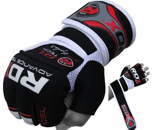 Authentic RDX GEL Wraps Grappling Gloves MMA,UFC,Boxing Mitts, Large