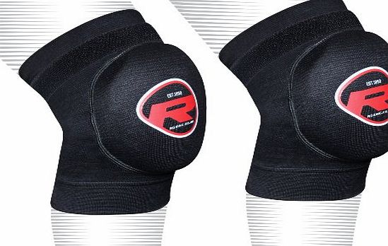RDX Authentic RDX Knee Caps Pads Protecter Brace Support Guards Work Wear Guard MMA Padded Black, Large