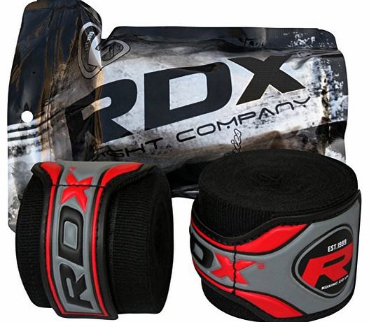 Authentic RDX Pro Hand Wraps Bandages, Boxing Gloves MMA UFC, Black Wraps