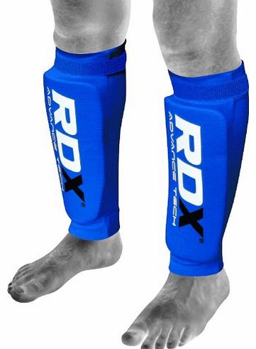 RDX Authentic RDX Shin Pads MMA Leg Foot Guards Muay Thai Kick Boxing Guard Protectors Mens BU