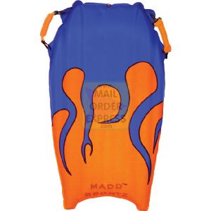 re creation Madd Sportz Body Board Blue and Orange