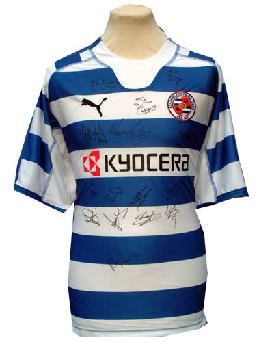 Reading fully signed 2008 home shirt