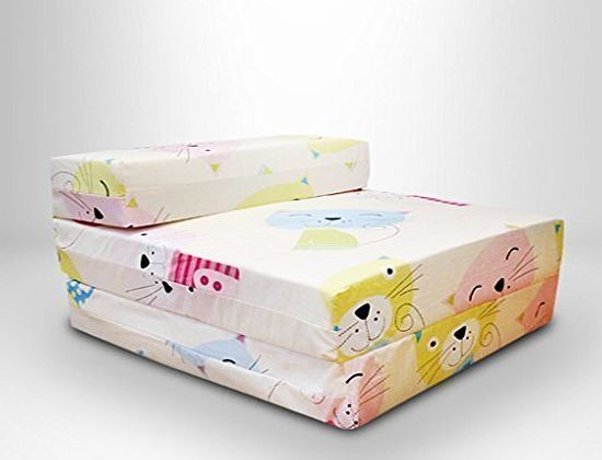 Ready Steady Bed Childrens Single Fold Out Z Bed Chair Cat Nap
