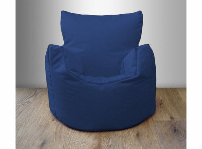 Childrens Water Resistant Bean Bag Chair, Blue