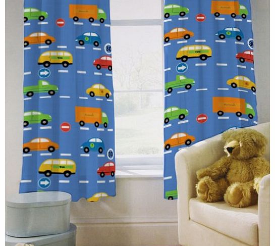 Curtains 66`` x 54`` Traffic Express with Tie Backs