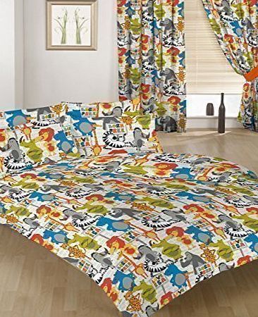 Ready Steady Bed Preorder for 14/12/2014 Delivery - Childrens Double Bed Size Born Free Print Duvet Cover Set. Size: 200cm x 200cm