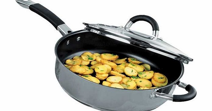 Ready Steady Cook 26cm Stainless Steel Saute Pan