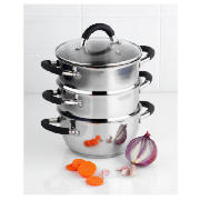 Ready Steady Cook Bistro 3 piece steamer 18cm