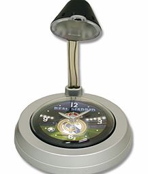 Real Madrid Accessories  Real Madrid Alarm Clock With Light (Silver)