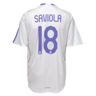 Adidas 07-08 Real Madrid home (Saviola 18)