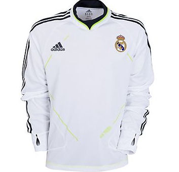 Real Madrid Adidas 2010-11 Real Madrid Adidas Sweat Top (White) -