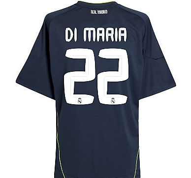 Real Madrid Adidas 2010-11 Real Madrid Away Shirt (Di Maria 22)