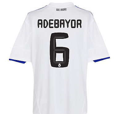 Adidas 2010-11 Real Madrid Home Shirt (Adebayor 6)