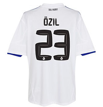 Real Madrid Adidas 2010-11 Real Madrid Home Shirt (Ozil 23)
