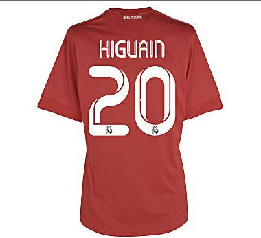 Real Madrid Adidas 2011-12 Real Madrid 3rd Shirt (Higuain 20)
