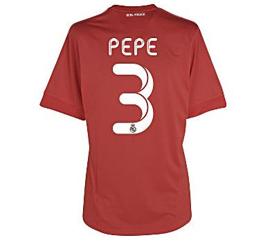 Real Madrid Adidas 2011-12 Real Madrid 3rd Shirt (Pepe 3)