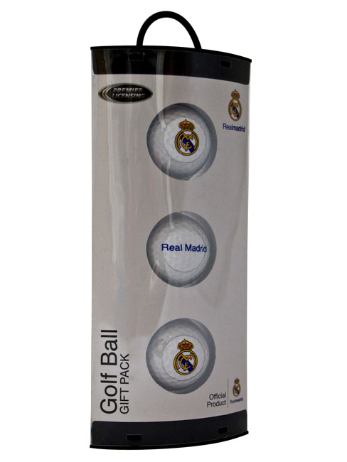 Real Madrid FC Golf Ball Gift Pack (pack of 3)